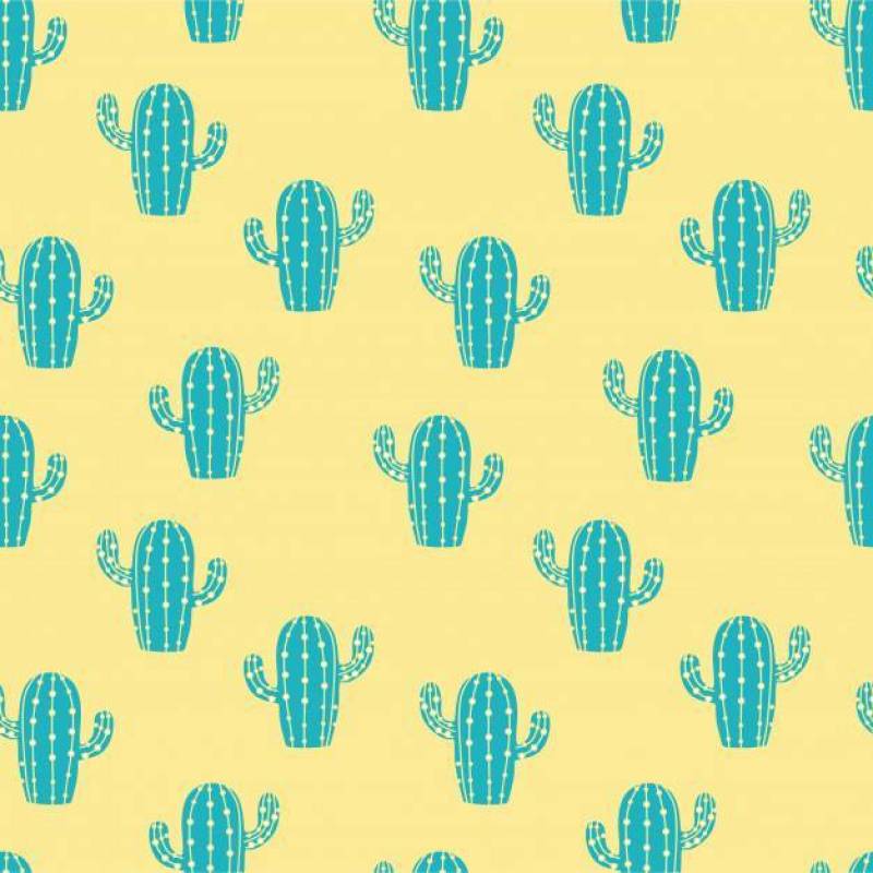 夏天仙人掌有力的淡色无缝的样式