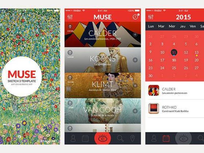 Muse iOS App UI