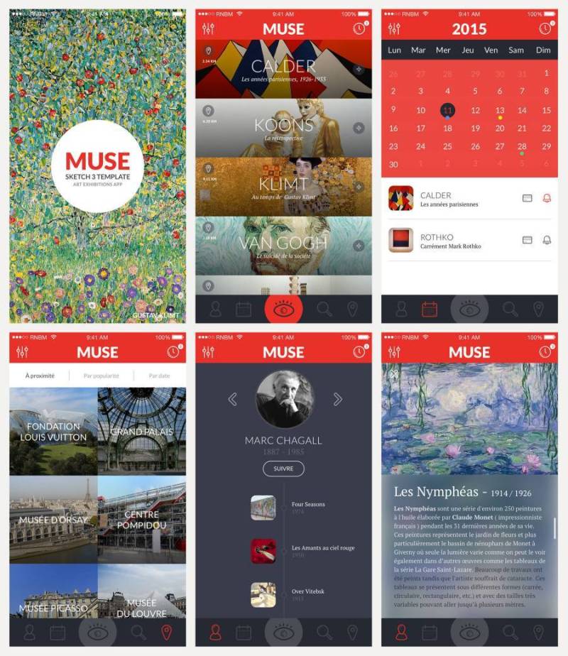 Muse iOS App UI