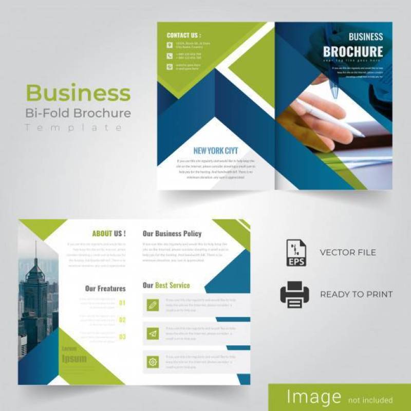 Abstract Bi fold Brochure