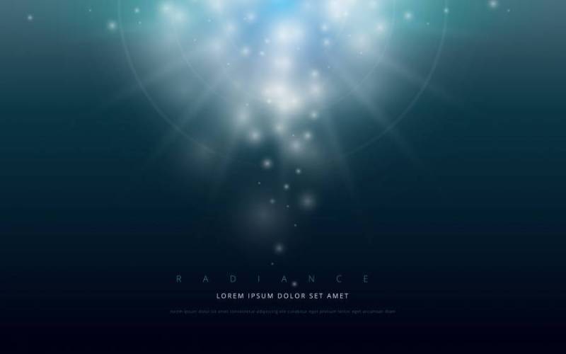 光辉矢量背景，可编辑模板