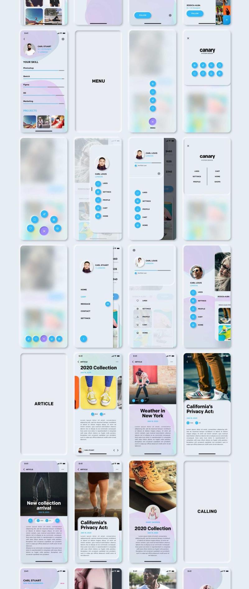 金丝雀 - UI工具包,加那利 - UI套件 金丝雀 - UI工具包,加那利 - UI套件