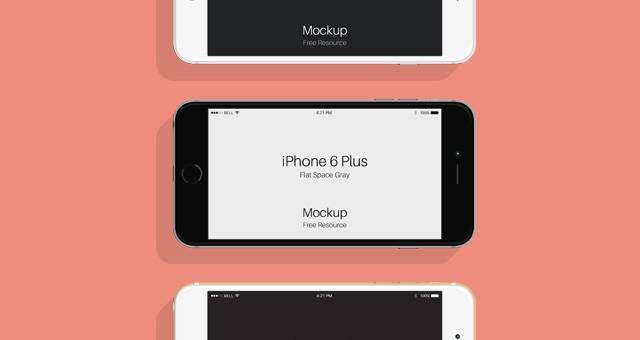 Flat Psd iPhone 6＆amp; 6s模拟