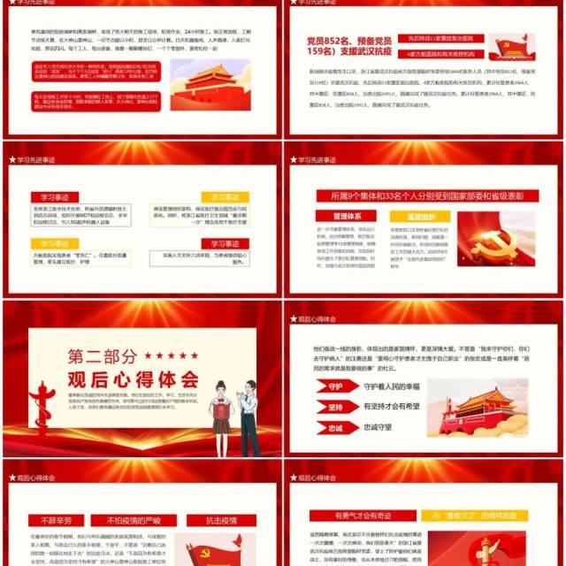 以榜样的力量激励前行学习心得体会专题动态PPT模板 以榜样的力量激励前行学习心得体会专题动态PPT模板