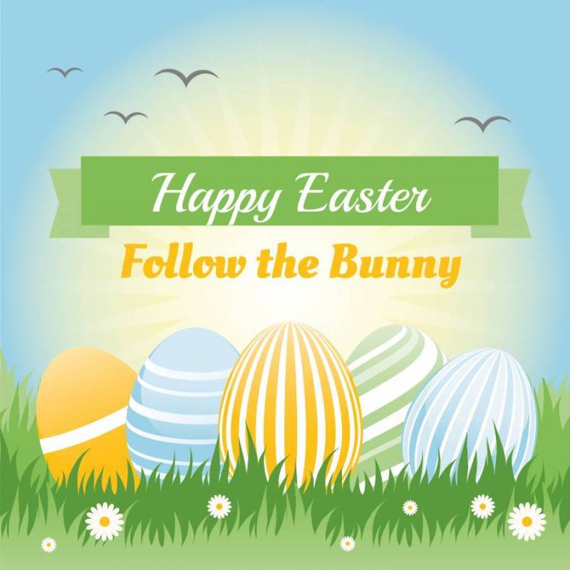 复活节快乐背景