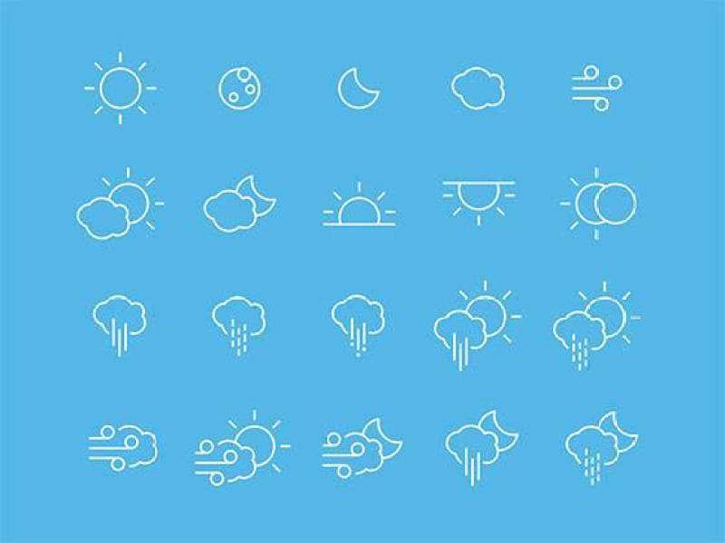 65 枚天气图标