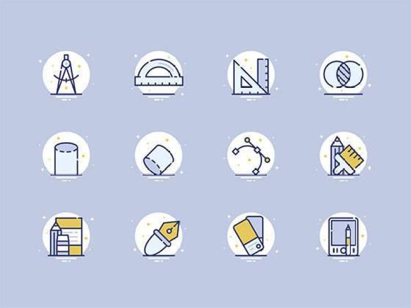 25 枚设计图形图标