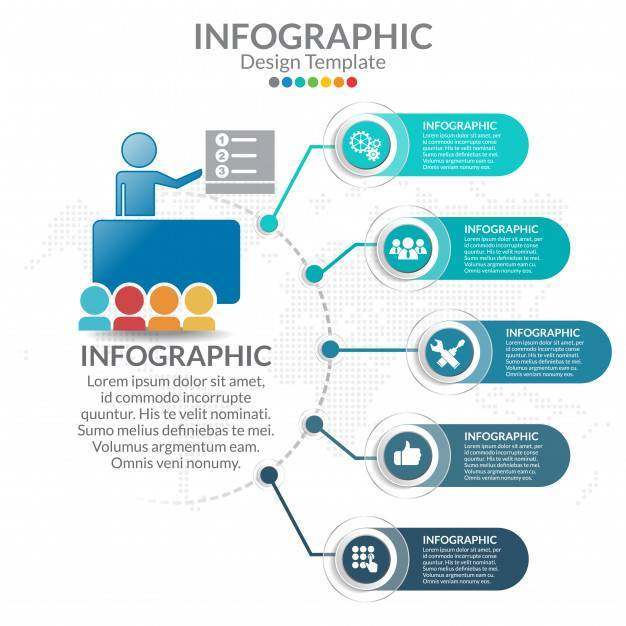 与步的Infographic图