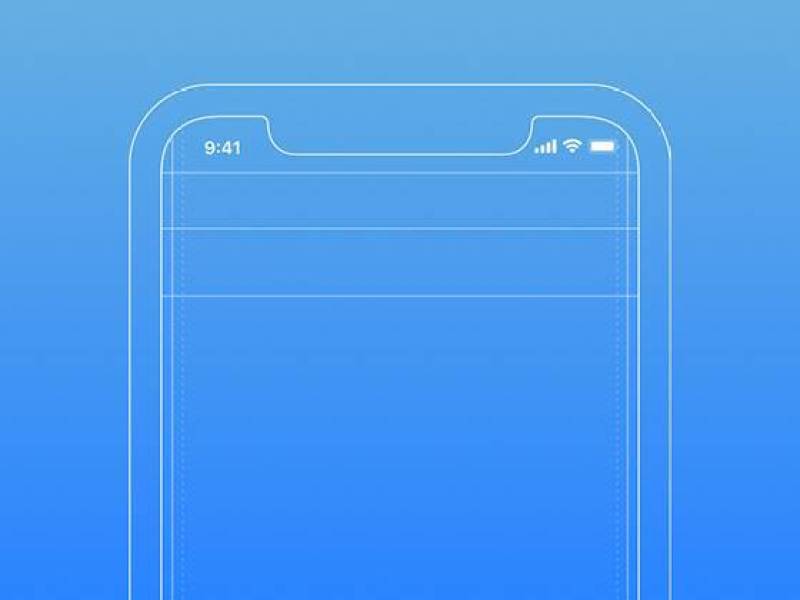 iPhone X 界面规范模板