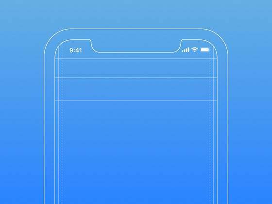 iPhone X 界面规范模板