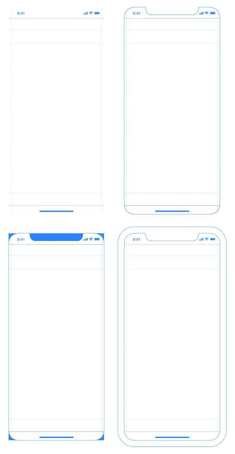 iPhone X 界面规范模板