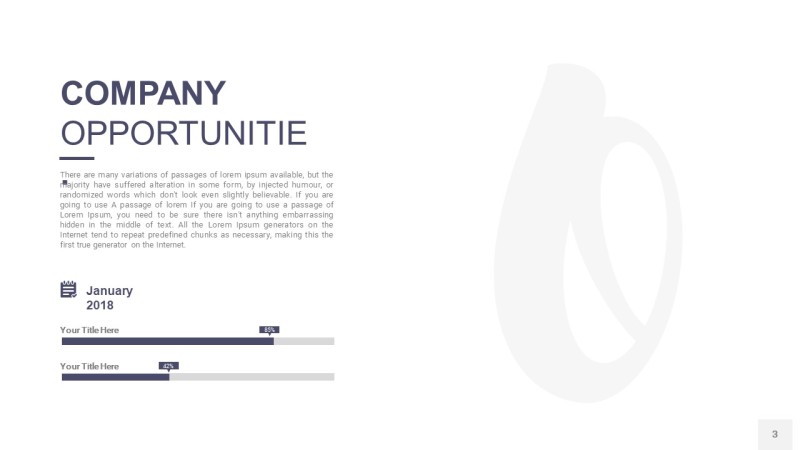 莫兰迪紫色SWOT图表PPT3