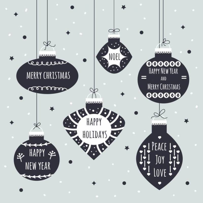 圣诞节球传染媒介背景