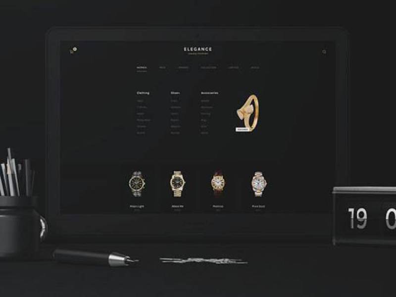 Elegance 时尚落地页