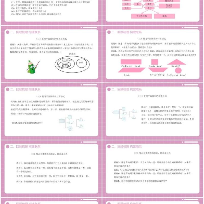 部编版六年级数学下册第图形的认识与测量课件PPT模板
