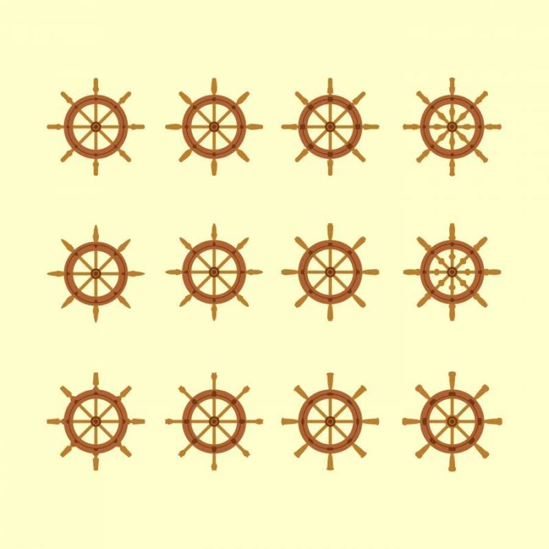 船轮图标集合