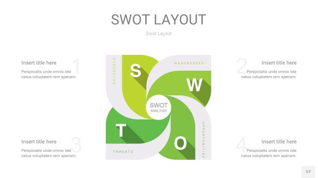 嫩绿色SWOT图表PPT17 嫩绿色SWOT图表PPT17