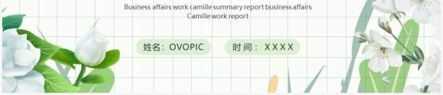 绿色清新简约风个人简历PPT通用模板