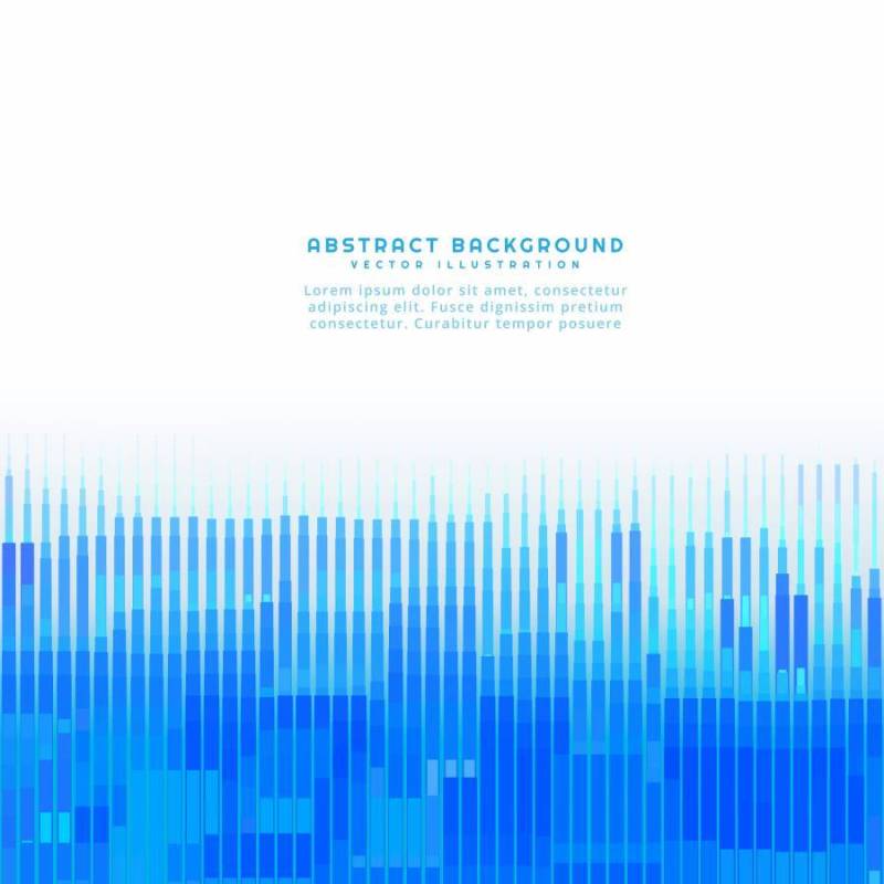 抽象的蓝色线条背景