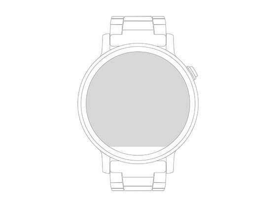 Moto 360 线框