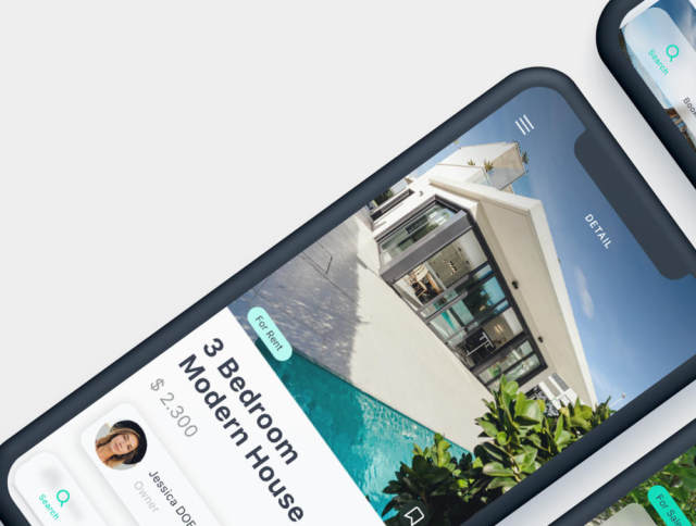 Homm Real Estate UI Kit设计的高品质房地产移动应用UI套件含sketch源文件 Homm Real Estate UI Kit设计的高品质房地产移动应用UI套件含sketch源文件