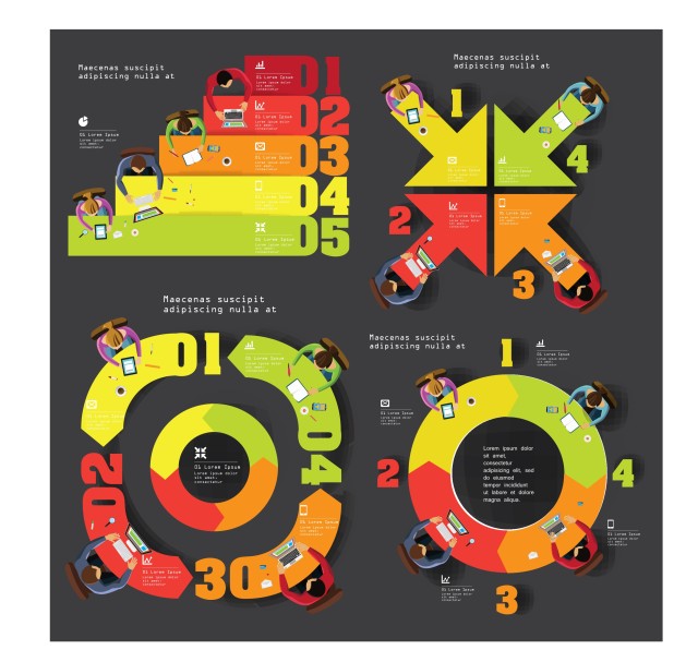 信息图表和业务设计矢量3（15）