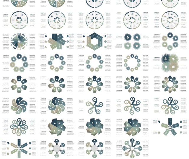 墨绿色循环图圆形信息图PPT模板素材Cycle Infographics 墨绿色循环图圆形信息图PPT模板素材Cycle Infographics