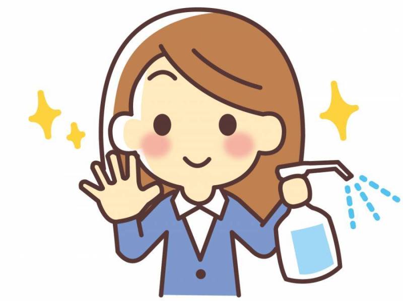 酒精消毒女性（037）