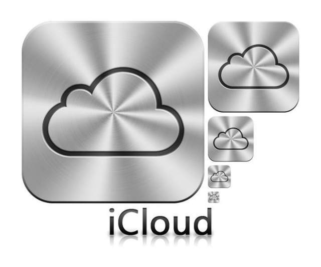 苹果iCloud图标各尺寸PSD