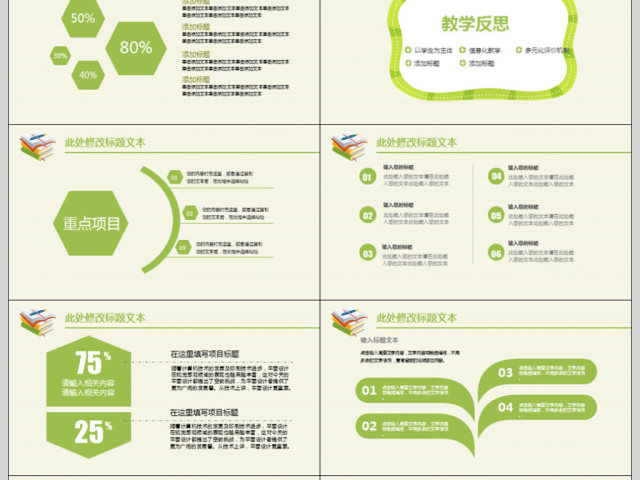 小清新简约语文老师教育培训说课PPT 小清新简约语文老师教育培训说课PPT