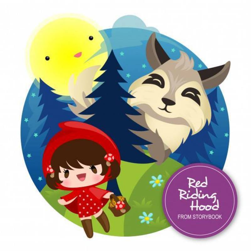 The Little Red Riding Hood Illustration