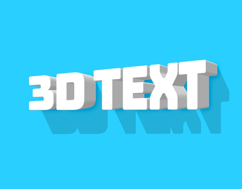 3D包装艺术字体样式设计PSD素材