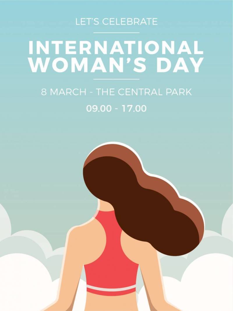 国际女人的女孩海报