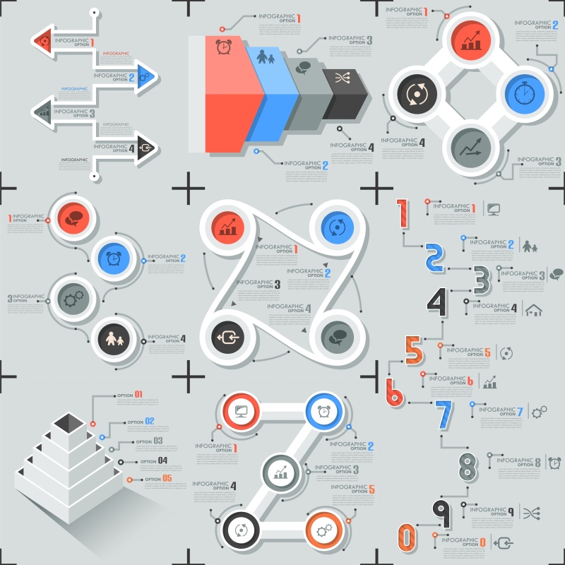 信息图形集合12421