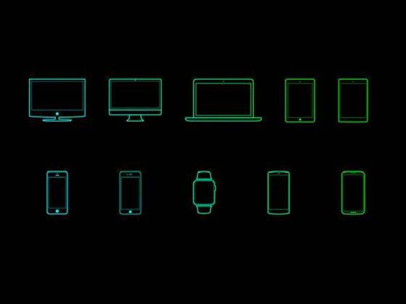 Digital Device Icons