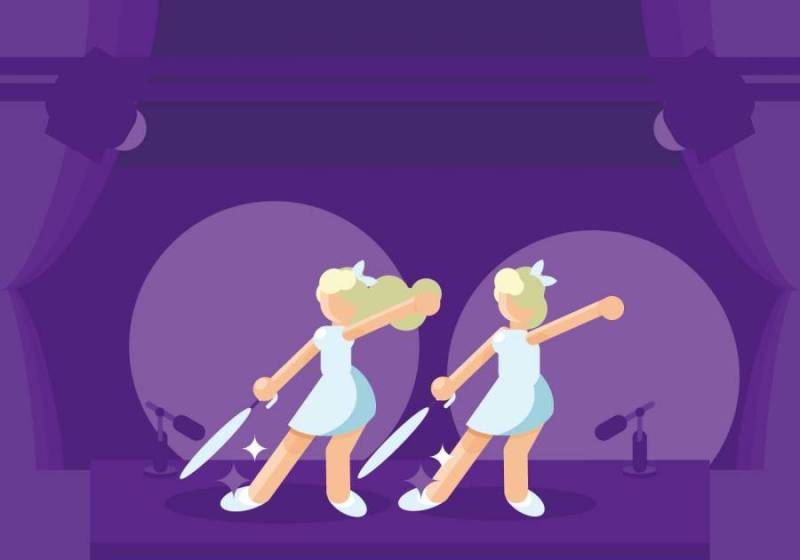 点击执行矢量的舞者