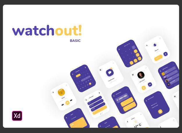 基本手表用户界面工具包watchout! Basic Watch UI Kit 基本手表用户界面工具包watchout! Basic Watch UI Kit