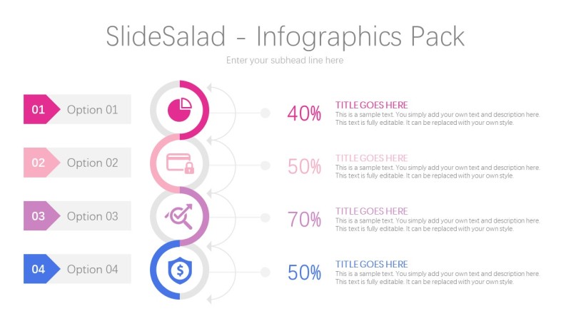 炫彩时间轴时间线PPT信息可视化图表40