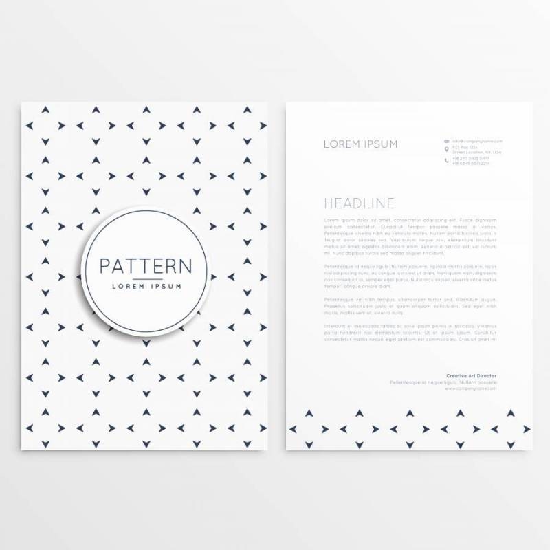 信纸设计与最小的模式