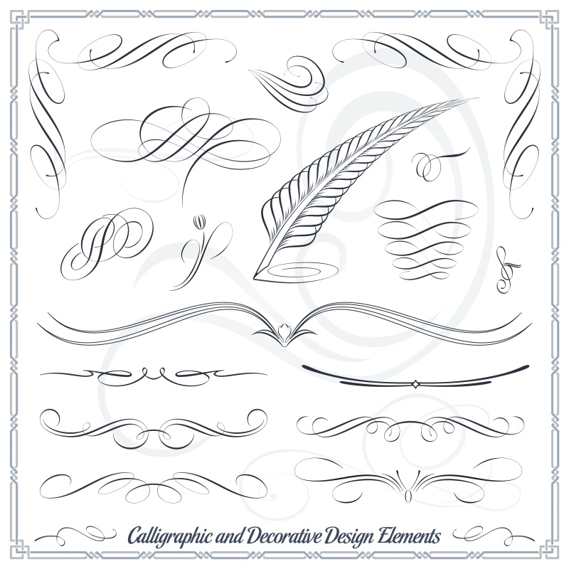 书法设计元素20