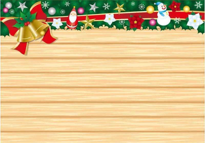 与圣诞节霍莉的木纹框架