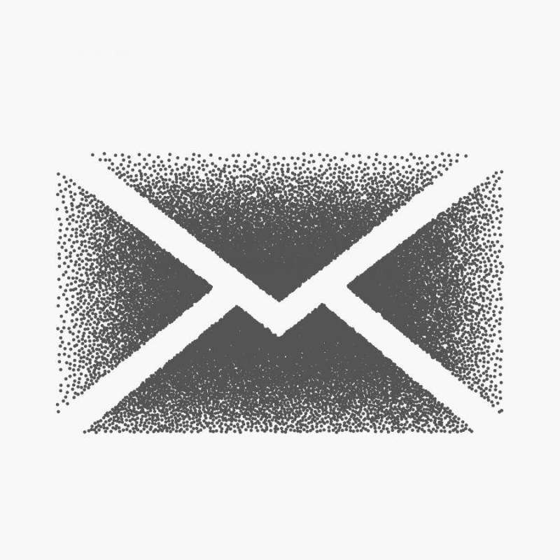 用点做的邮件信封