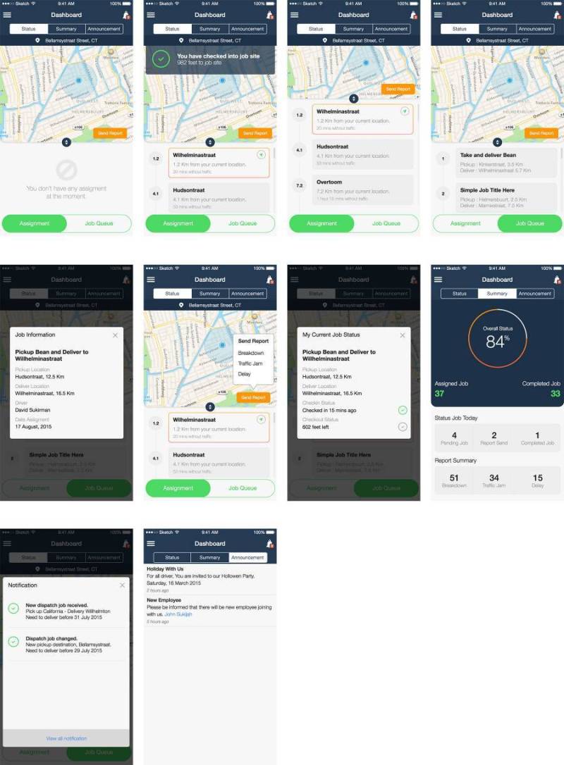 Delivery App UI