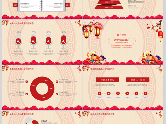 2018狗年红运当头开门红总结ppt