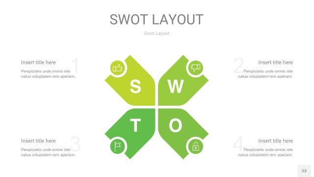 嫩绿色SWOT图表PPT23 嫩绿色SWOT图表PPT23