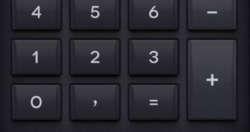 iOS Psd Calculator UI套件