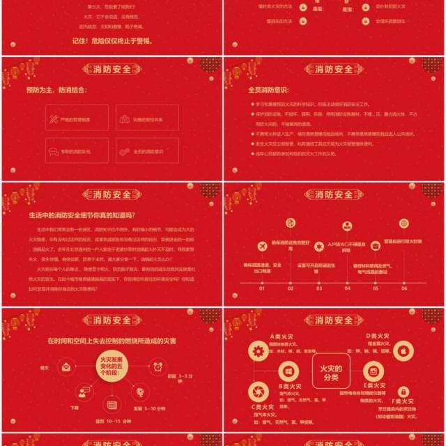 红色喜庆春节安全校园寒假教育培训课件PPT模板