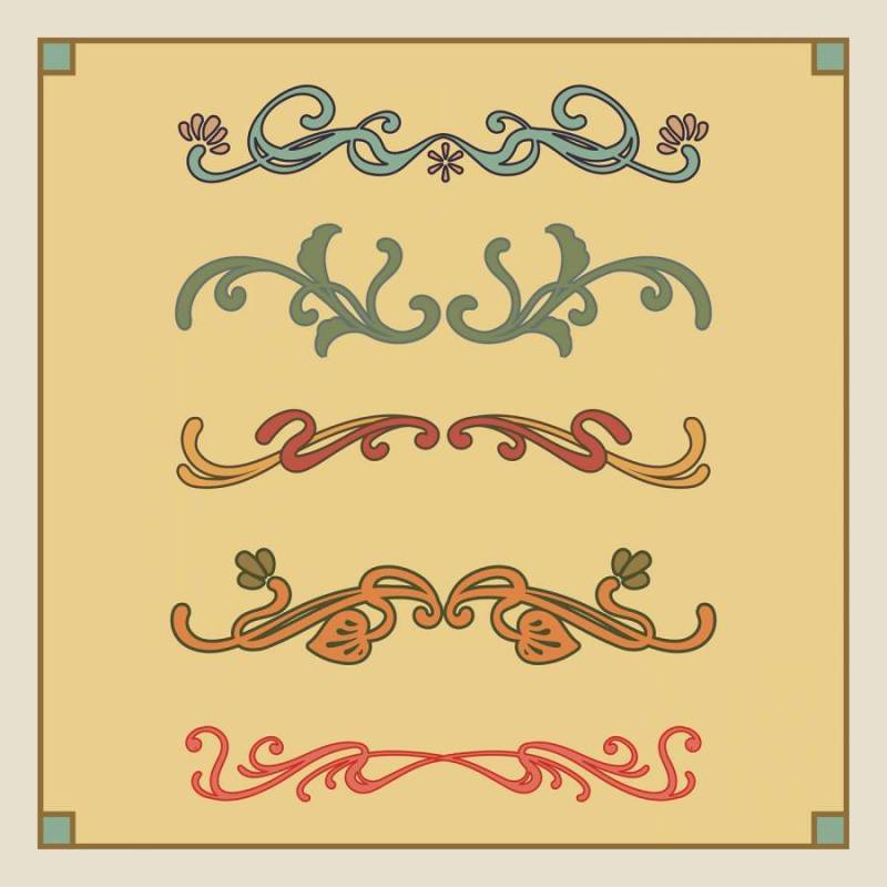 新艺术风格矢量元素