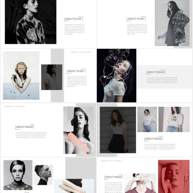 时尚简约作品图片展示PPT模板TREND - Powerpoint ⚡️ 时尚简约作品图片展示PPT模板TREND - Powerpoint ⚡️