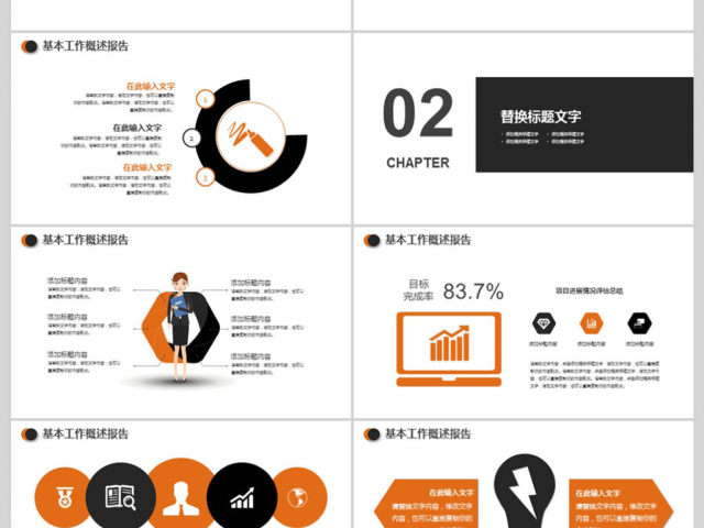 年终总结述职报告工作计划PPT